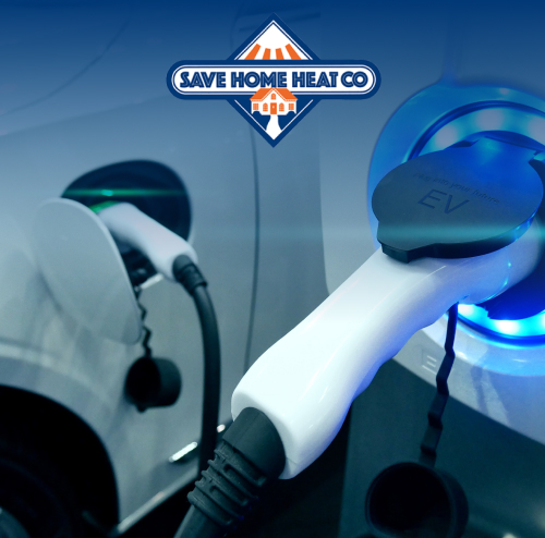 an ev being charged
