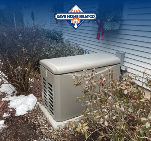 generac generator in the winter