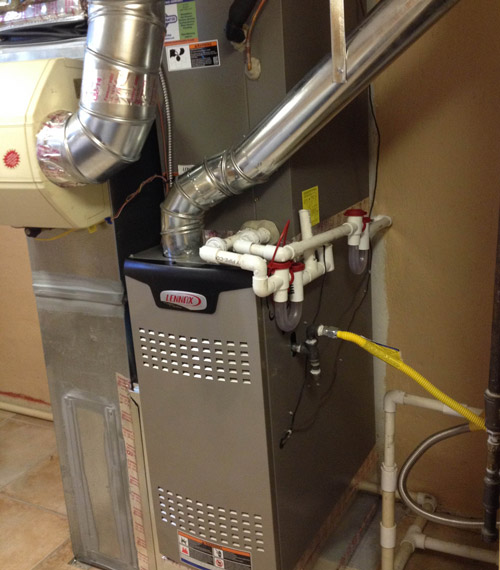 Lennox Furnace with Coil Case with Humidifier - Save Home Heat