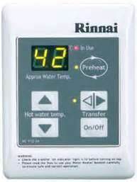 Rinnai Water Heater Temp Control 