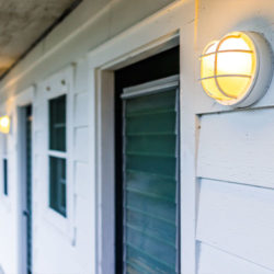 Nautical Bulkhead Light Installation - Save Home Heat