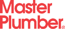 Master Plumber Logo - red